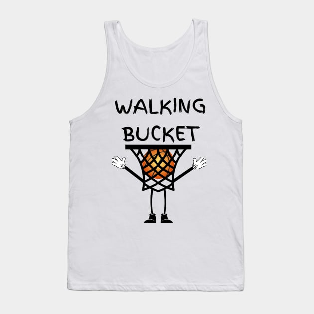 Walking Bucket Tank Top by PMDApparel